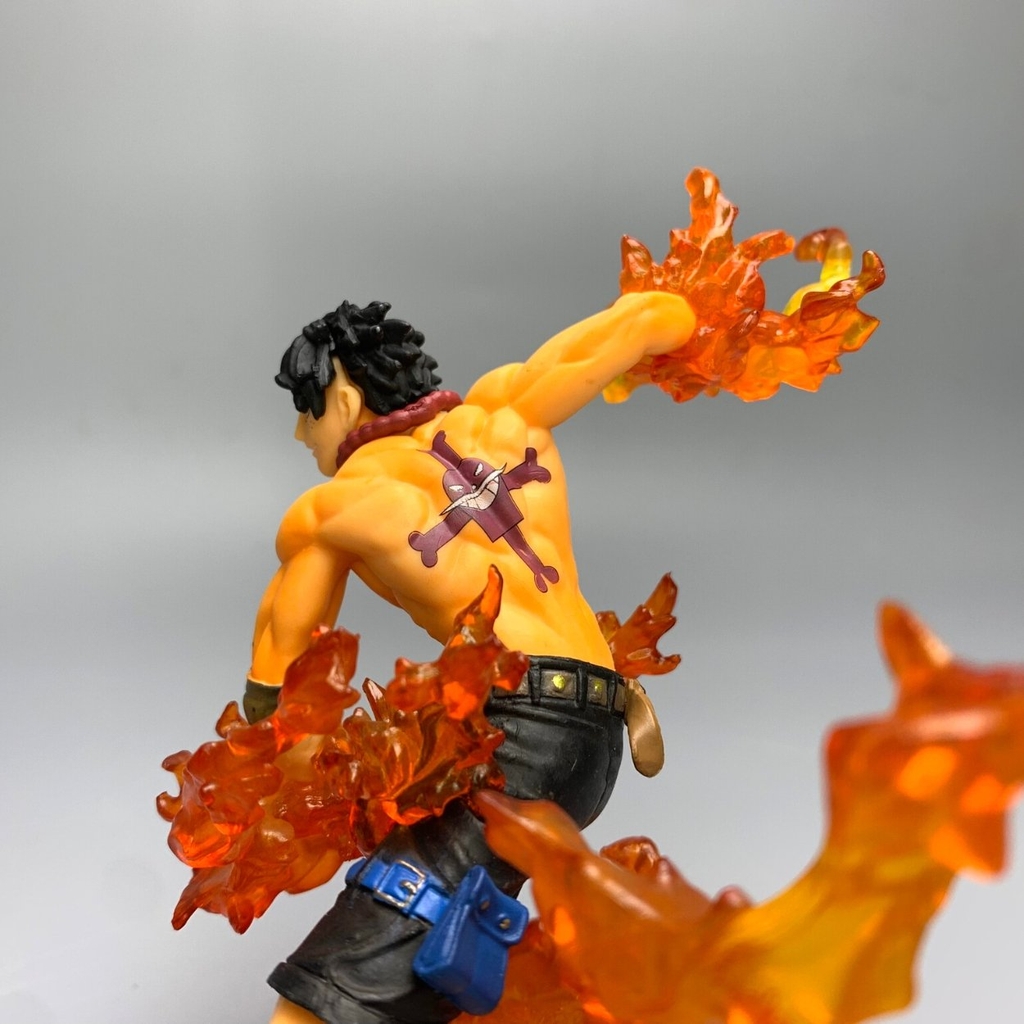 Mô Hình OnePiece Ace Chiến đấu trong bộ 2 Luffy vs Ace - Cao 14cm - nặng 130Gram , Figure OnePiece - no box - K25-T2-S7