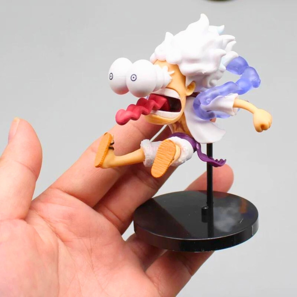 Mô Hình OnePiece 6 trạng thái Luffy gear 5 Chibi WCF hàng cao cấp - Cao 10cm - nặng 250Gram , Figure OnePiece - no box - K27-T2-S4