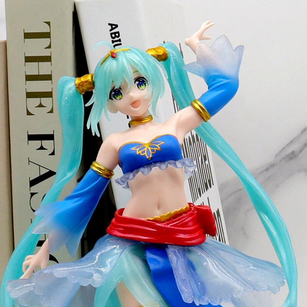 Mô Hình Hatsune Miku Váy xanh - Cao22cm - rộng 12cm - nặng 200Gram - Figure Miku - Có Hộp màu - K10-T1-S6
