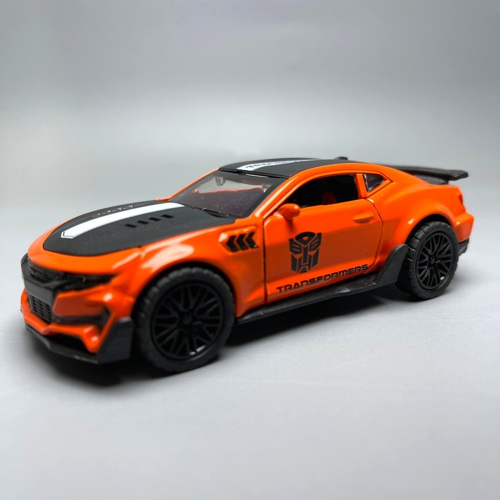 Mô Hình xe Chevrolet màu cam tỉ lệ 1:36 Hợp kim có thể mở cửa - bánh sau chạy cót - Dài 12cm - rộng 5cm - cao 4cm nặng : 200gram - FULL BOX : box màu - K64-T1-S2