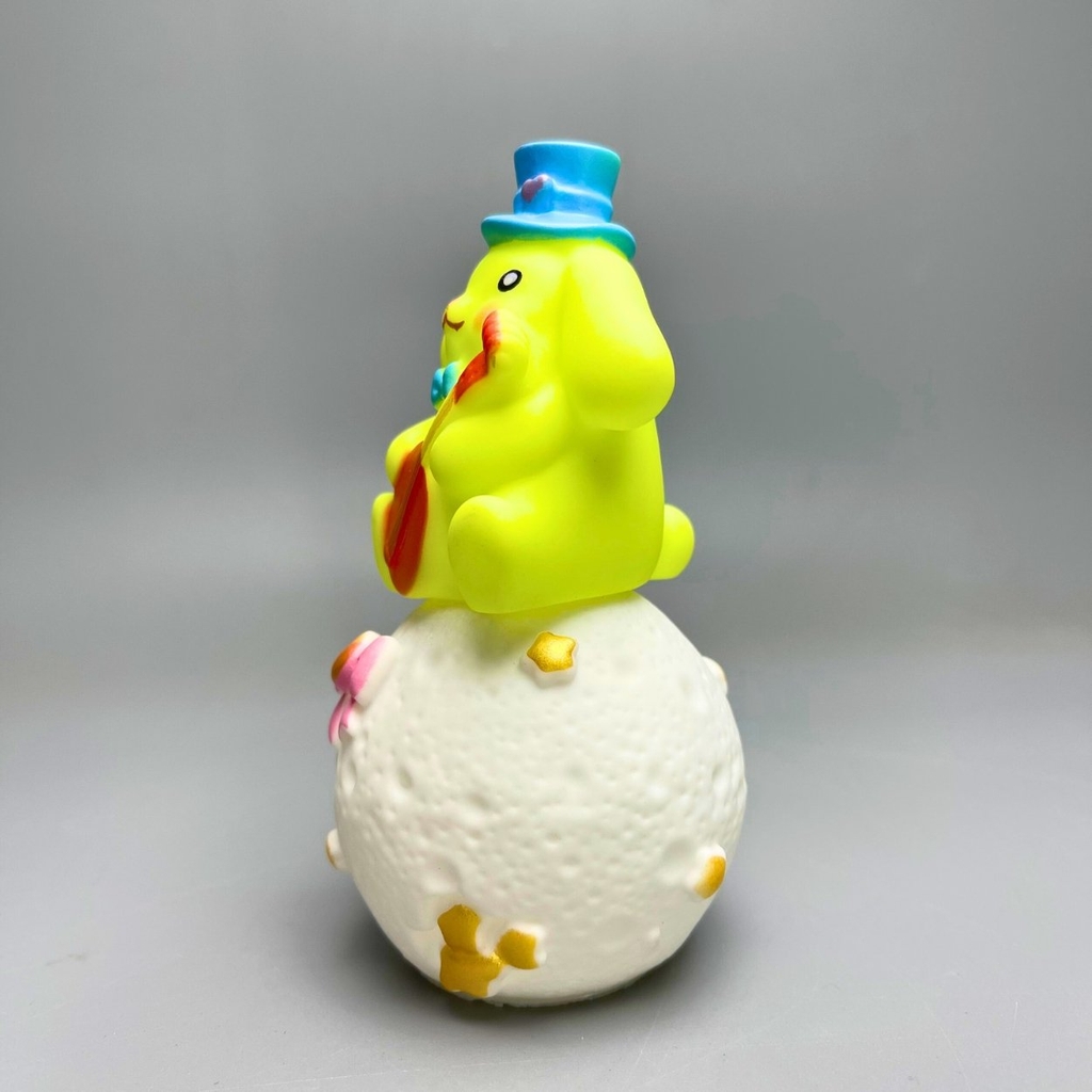 Mô Hình Thỏ Cinnamoroll cầm đàn - Cao 13cm - rộng 6cm - nặng 120gram - Có LED ở cầu - Figure Anime - No box : bọc túi OPP - K9-T1-S12