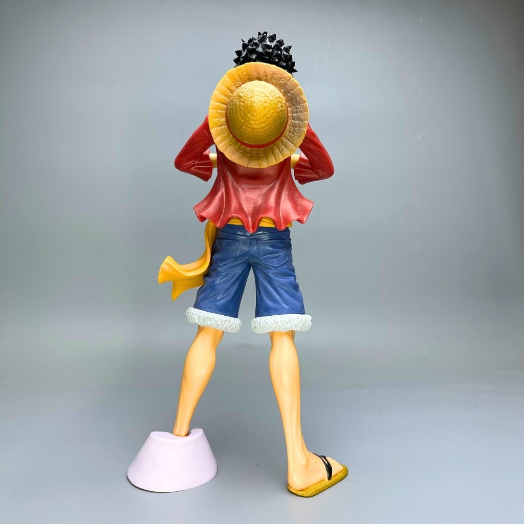 Mô Hình OnePiece Luffy dáng đứng - Cao 27cm - nặng 300gram - Phụ kiện : đế kẹp chân - Figure OnePiece - no box - N4-K3-BL3