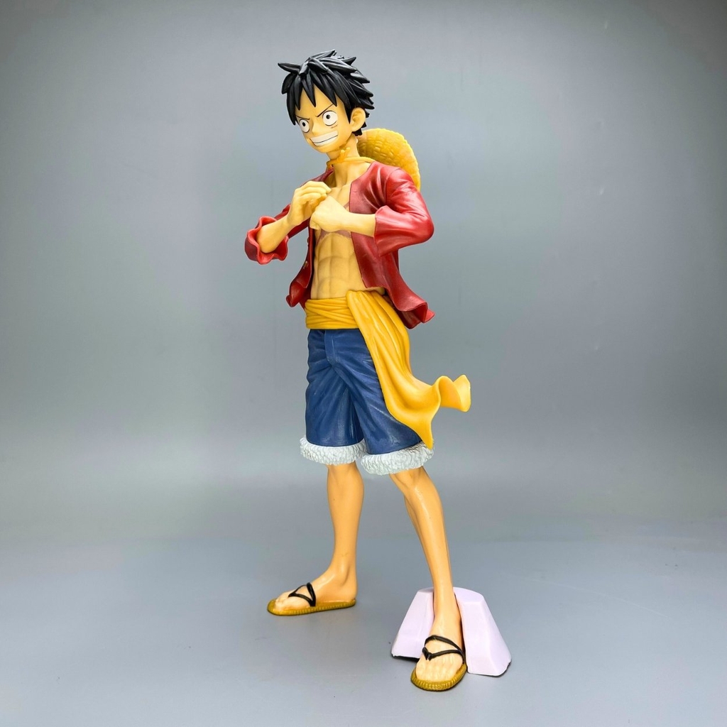 Mô Hình OnePiece Luffy dáng đứng - Cao 27cm - nặng 300gram - Phụ kiện : đế kẹp chân - Figure OnePiece - no box - N4-K3-BL3