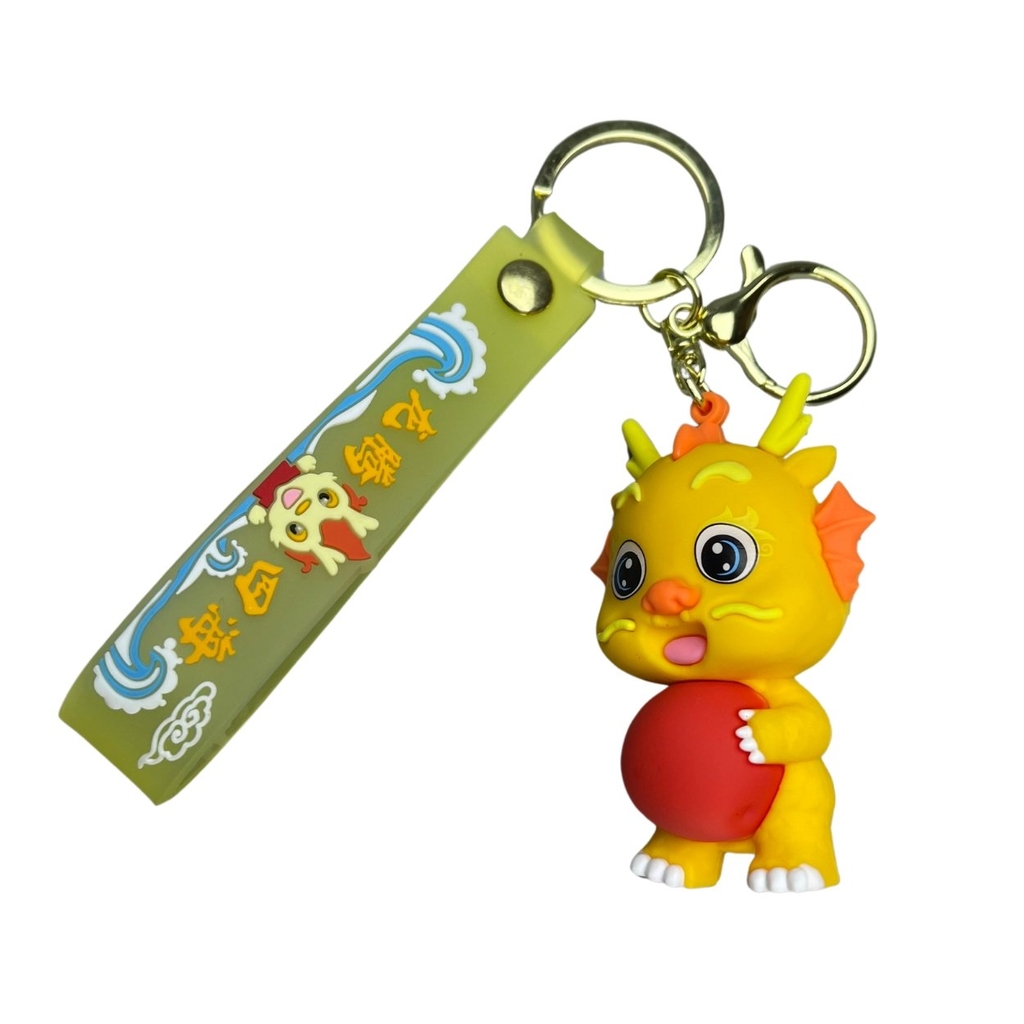 Móc Khóa Rồng vàng- Dây móc dài : 10cm - Mô Hình Cao : 7cm - Nặng : 50gram - No Box : bọc túi OPP - K78-T3-S9