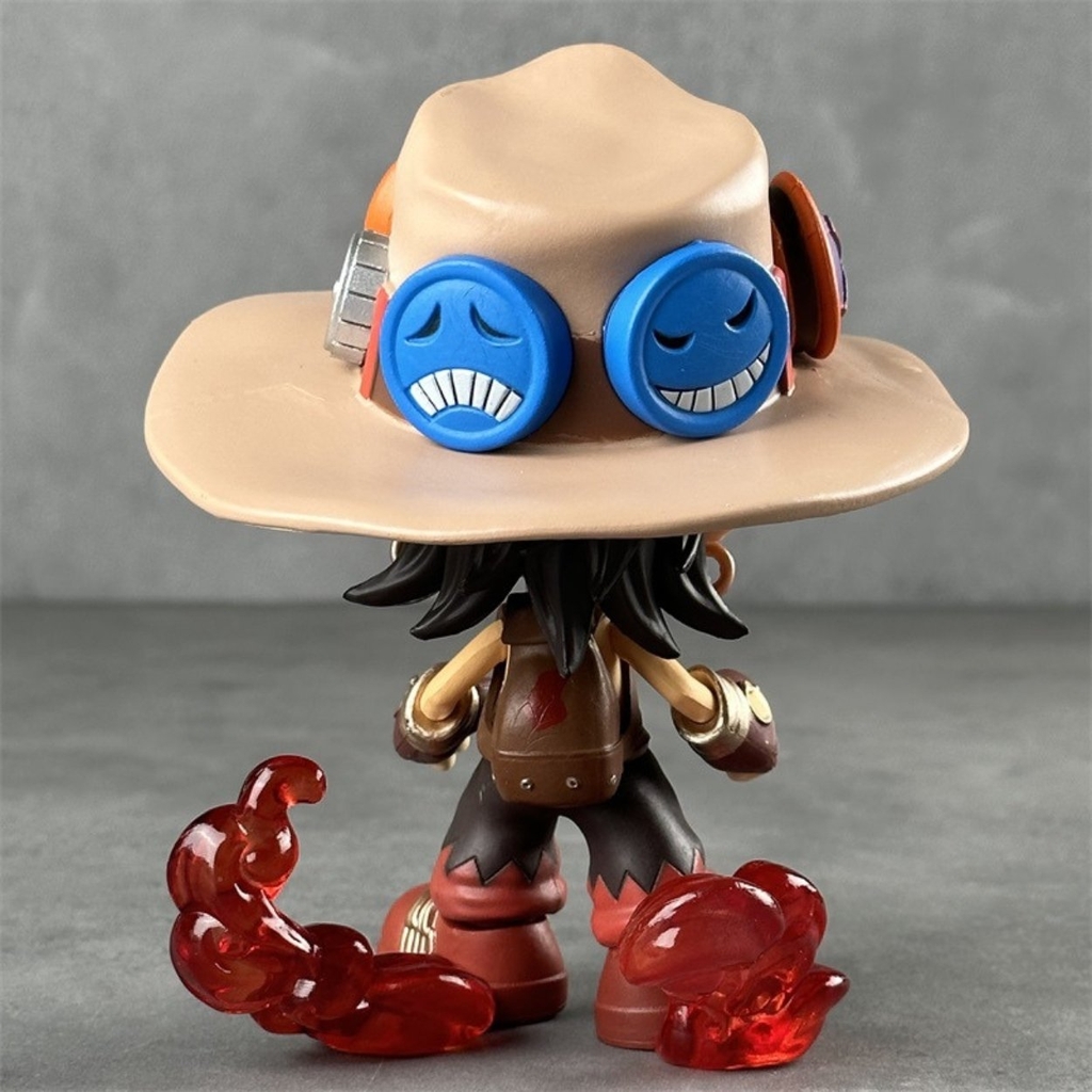 Mô Hình OnePiece Ace chibi dáng đứng - Cao 15cm - Nặng 300gram - Có Hộp màu - Figure anime One Piece - K17-T3-S12