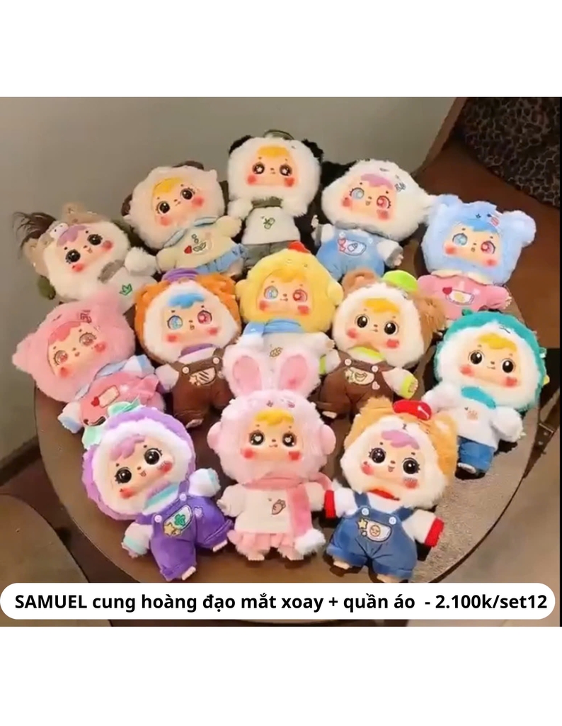 Hàng Chính Hãng - Blinbox tyke 12 con giáp  blind box set 12 ngẫu nhiên - cao ~ 15cm - Nặng 500gram - Túi Mù - Hộp Màu