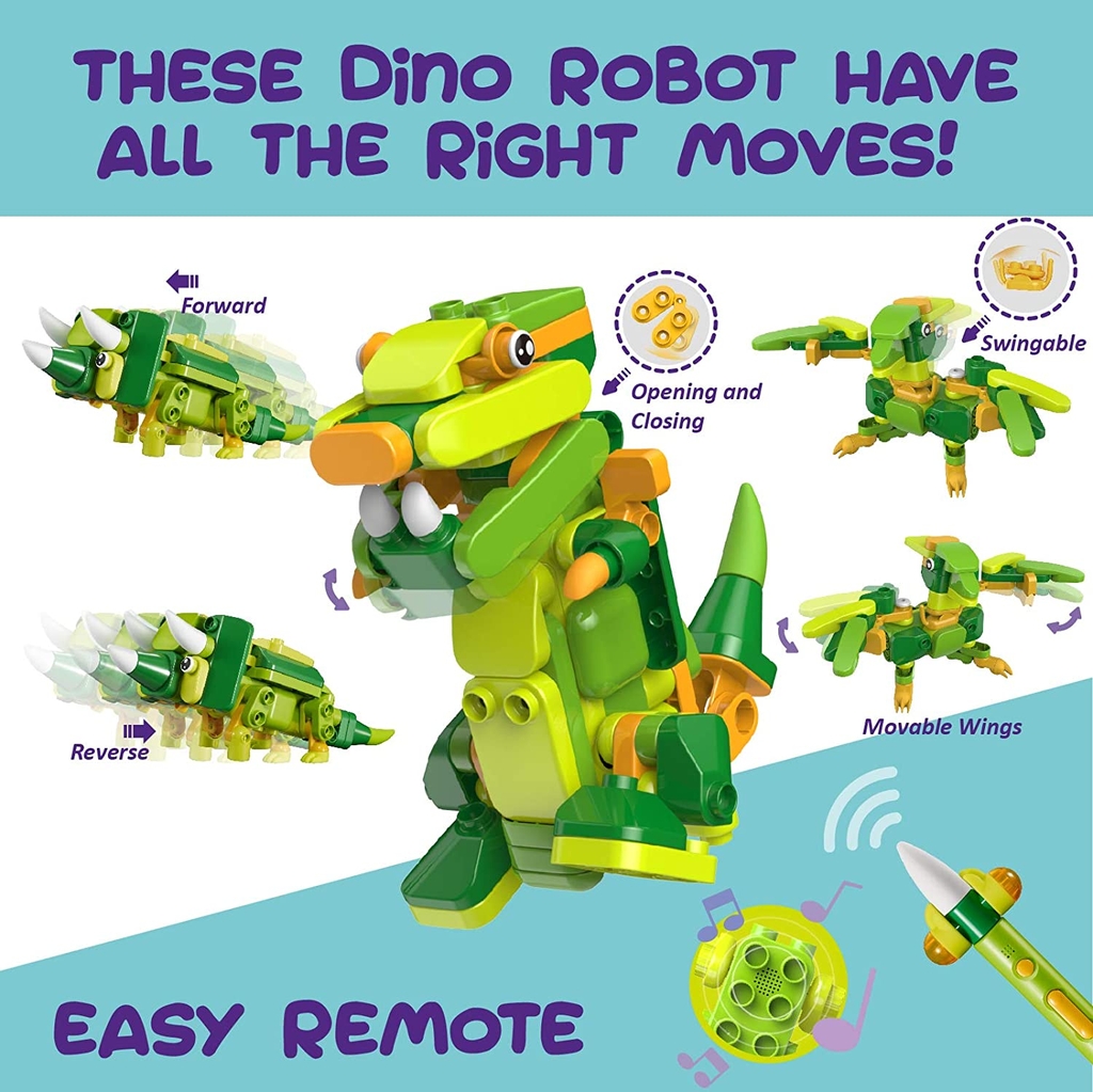 BỘ ĐỒ CHƠI LẮP RÁP THÔNG MINH BOTZEES GO! DINO 3+