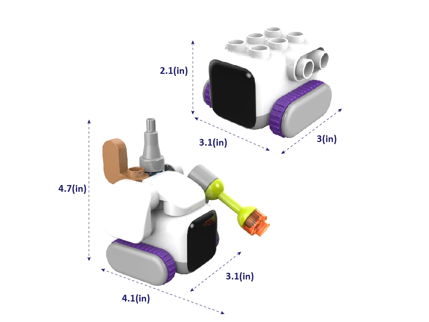 ĐỒ CHƠI ROBOTS LẬP TRÌNH THÔNG MINH BOTZEES MINI 3+