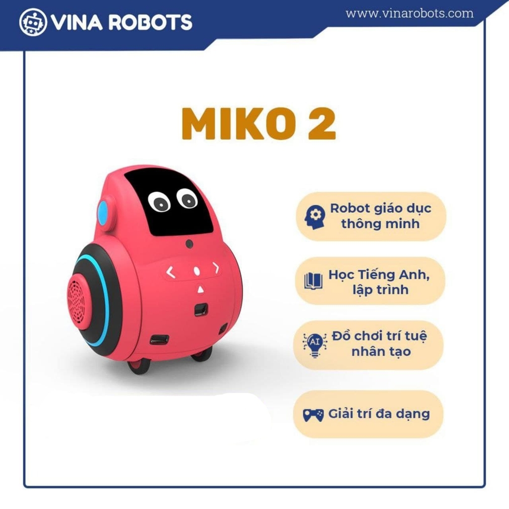 ROBOT THÔNG MINH TRÍ TUỆ NHÂN TẠO MIKO 2