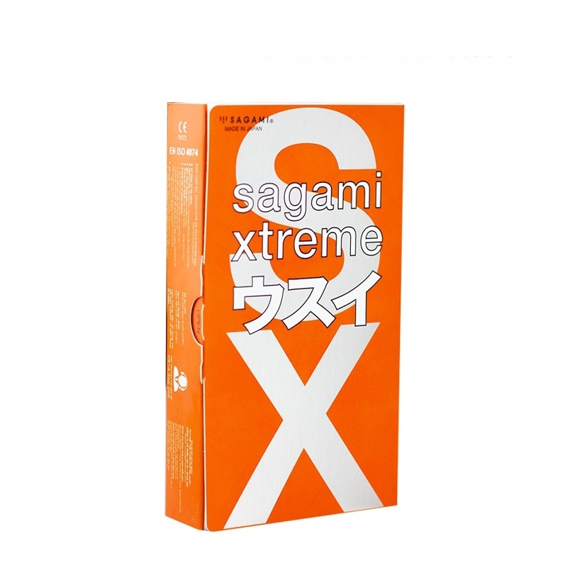 Hộp 10 chiếc bao cao su Sagami Orange