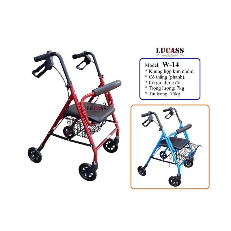 Khung tập đi cao cấp Lucass W-14