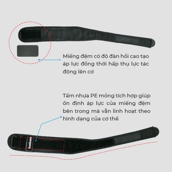 Băng bảo vệ khuỷu tay Bonbone ADV Sports Elbow
