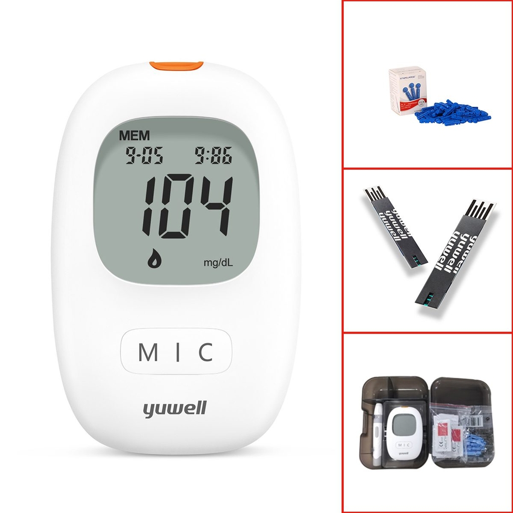 Máy đo đường huyết Yuwell Accusure 710 (Kèm 10 kim & 10 que thử)