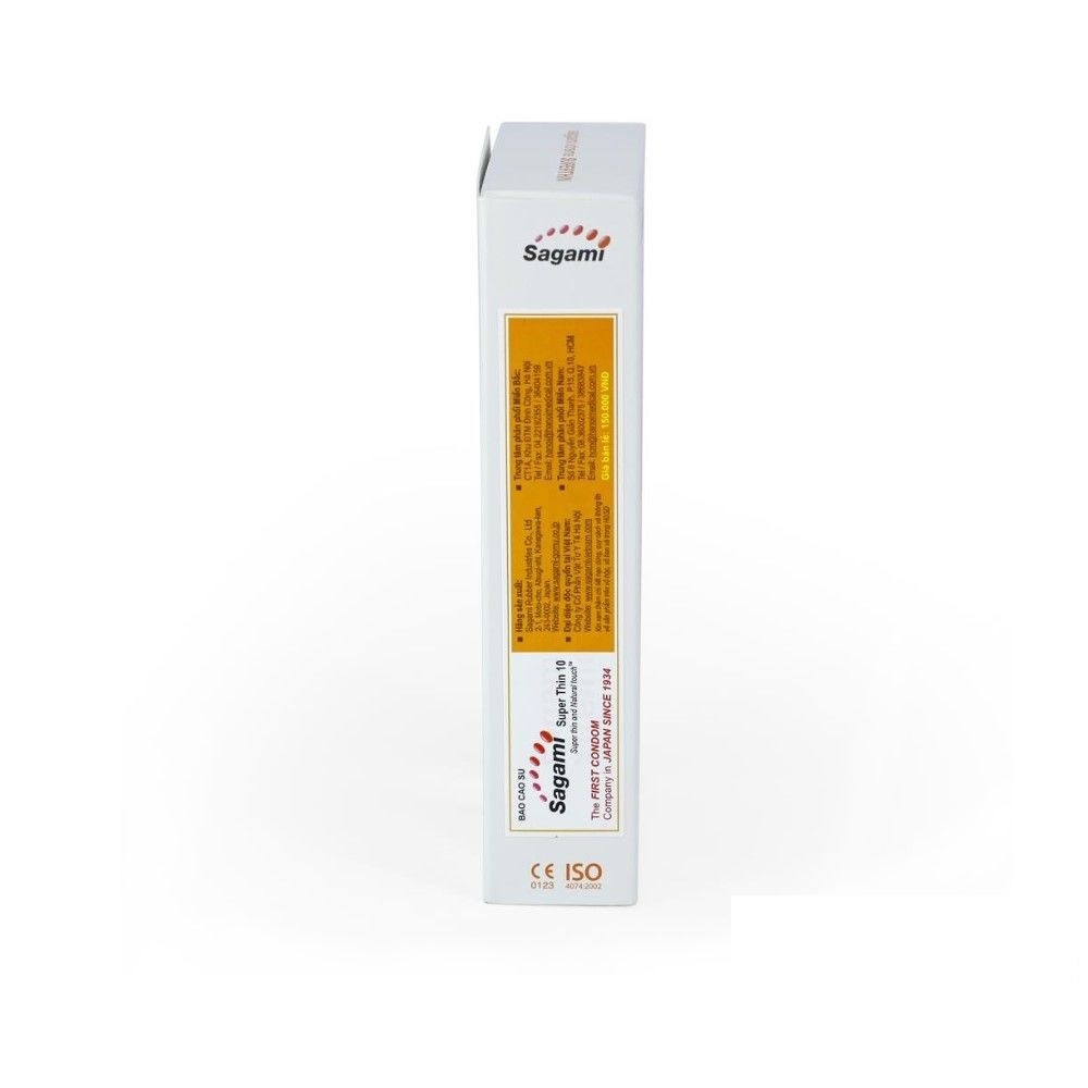 Hộp 10 chiếc bao cao su Sagami Xtreme Superthin