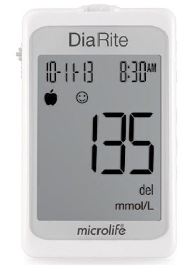 Máy đo đường huyết Microlife DiaRite BGM (MMOL/L) - không kèm que