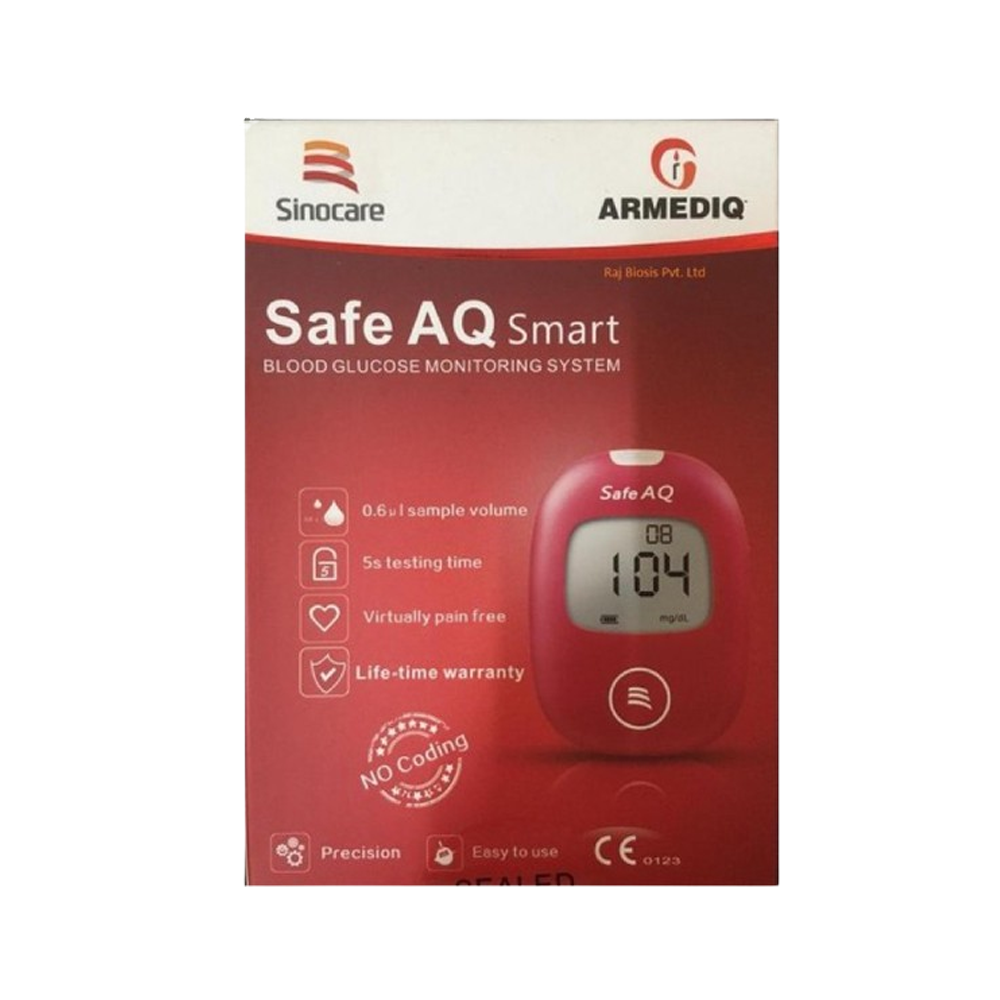 Máy đo đường huyết Sinocare Safe AQ Smart (Mmol/L) - không kèm que