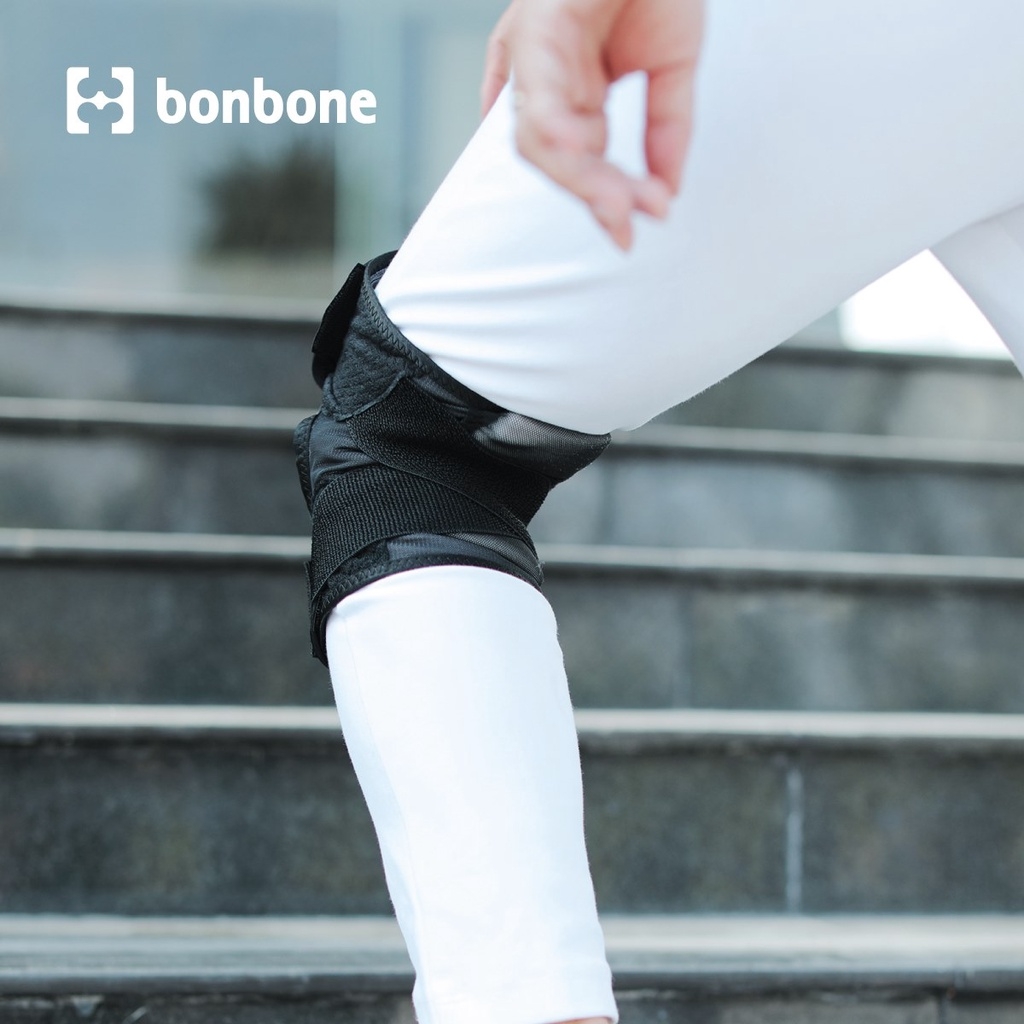 Đai bảo vệ đầu gối Bonbone Thin PF Cross Belt