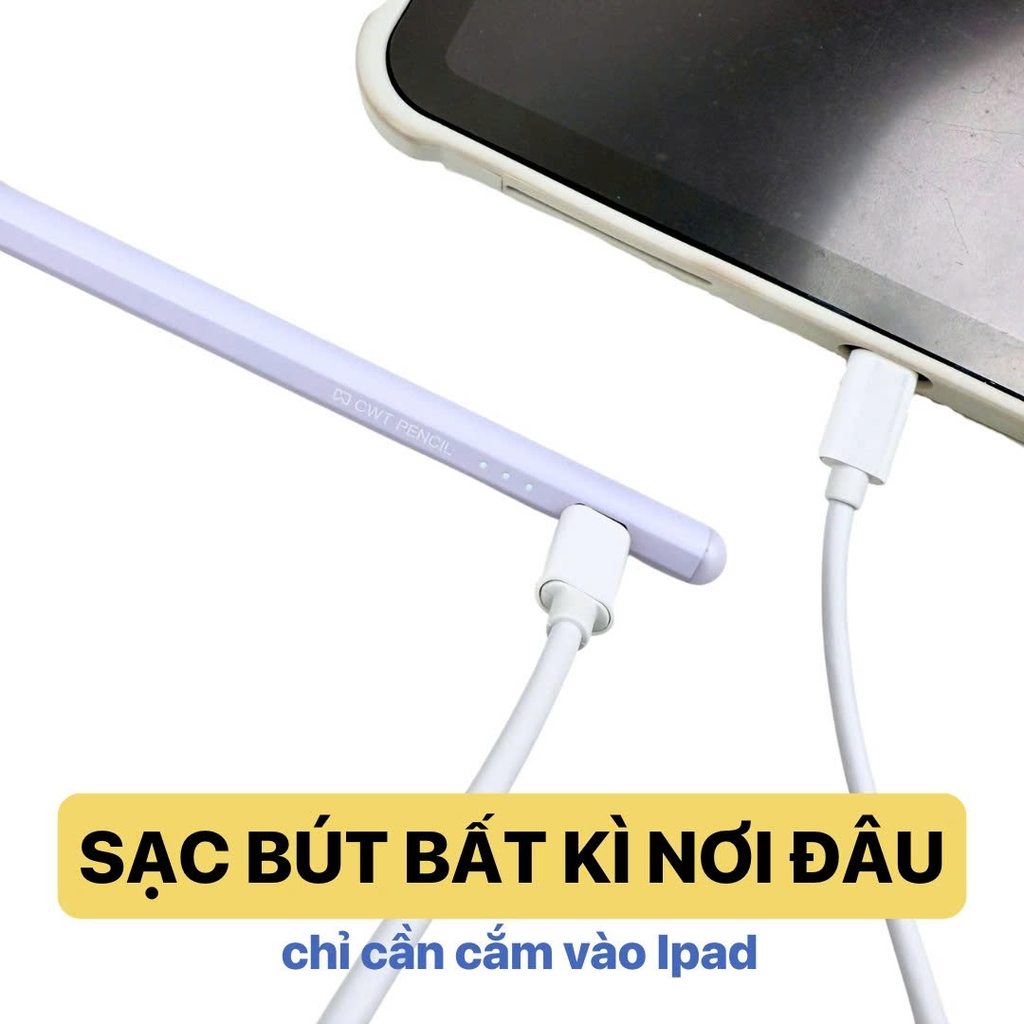COMBO HỘP ĐỰNG BÚT CẢM ỨNG CWT + DÂY SẠC TYPE-C TIỆN LỢI 2025