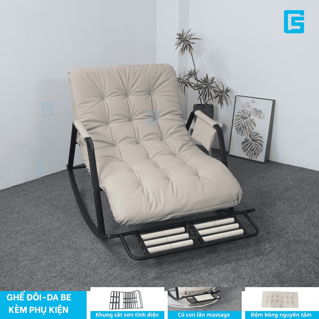 Ghế bập bênh đôi thư giãn GBB-004