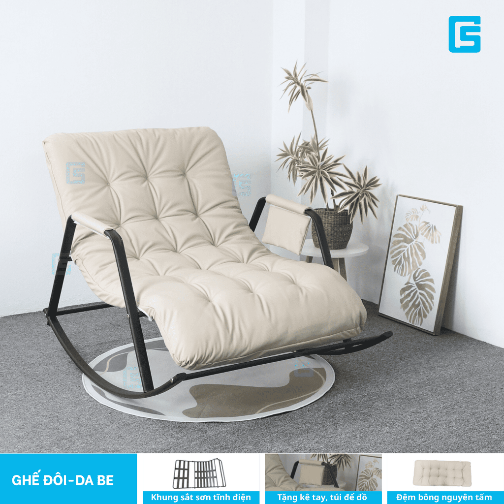 Ghế bập bênh đôi thư giãn GBB-004