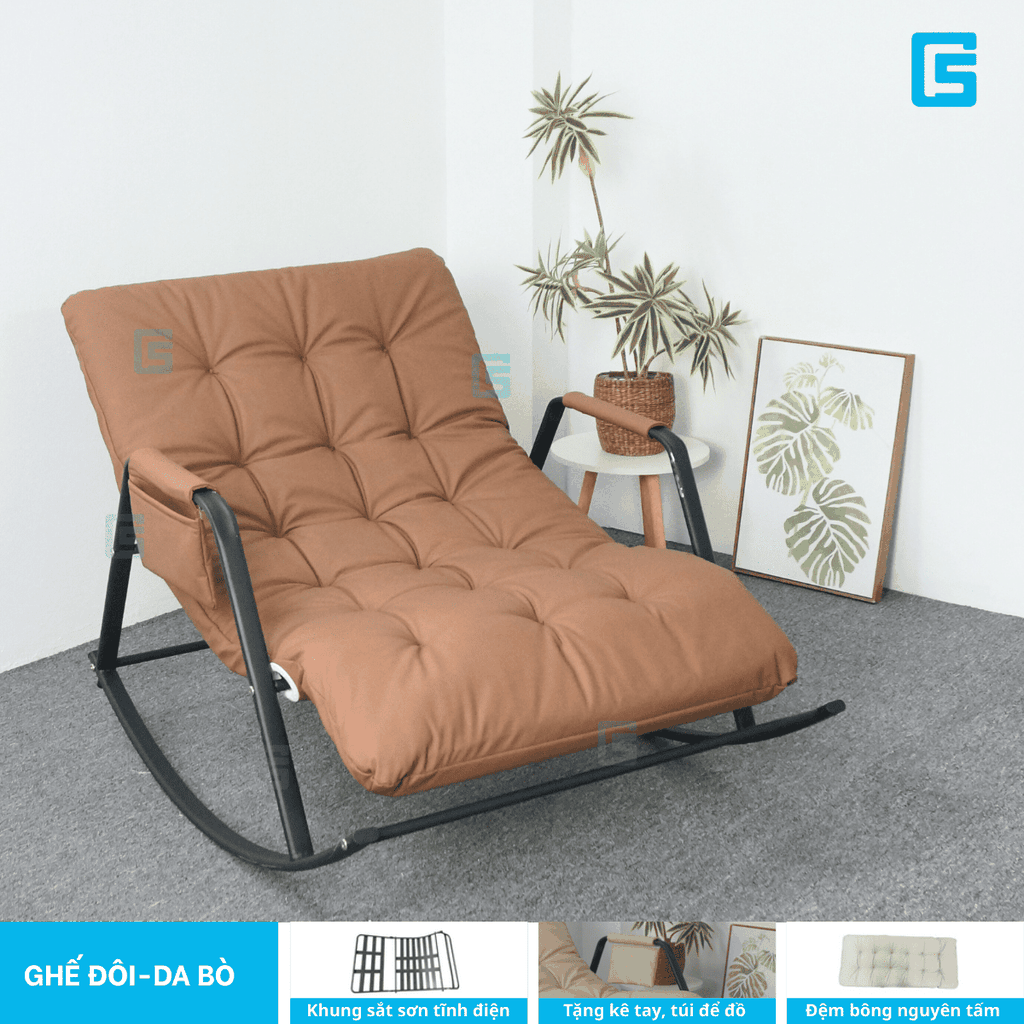 Ghế bập bênh đôi thư giãn GBB-004
