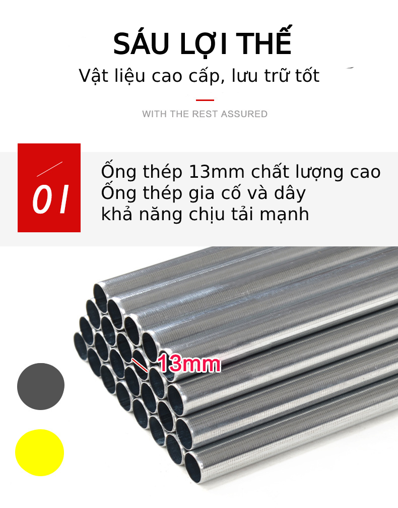 Tủ quần áo vải dạng kéo 2 bên 5CK-986