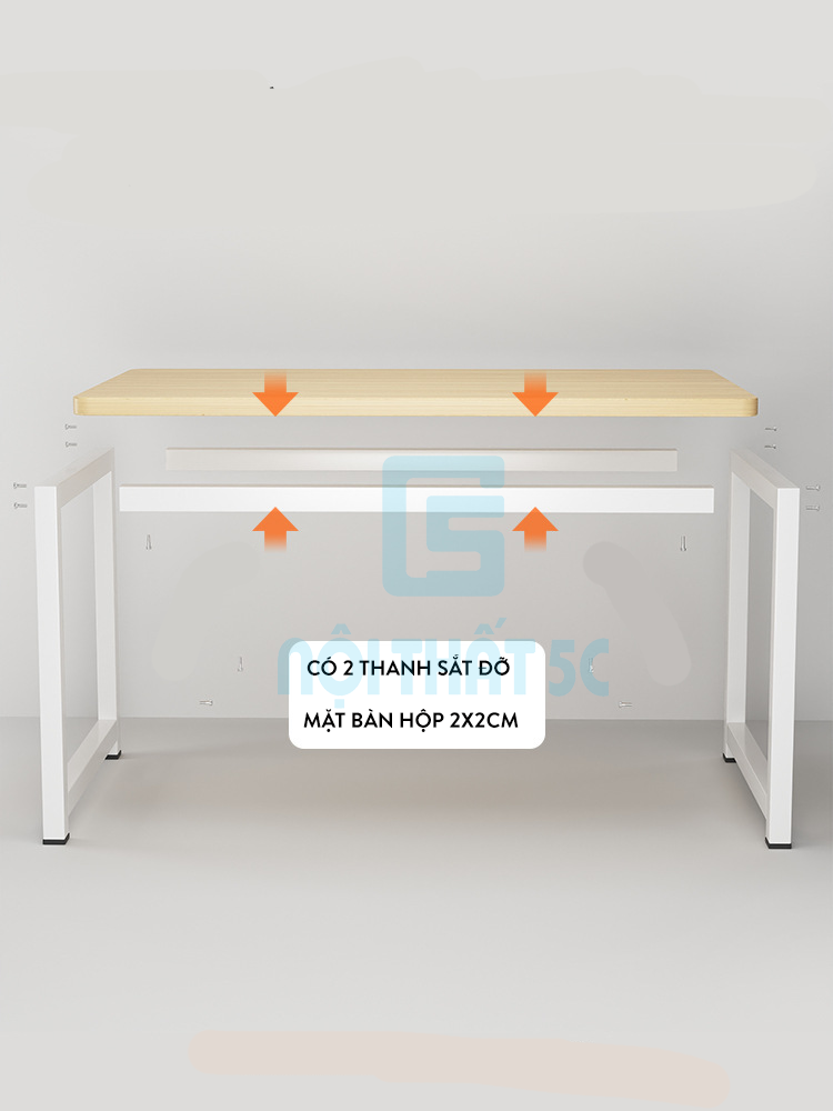Bàn làm việc, Bàn gaming chân K khung sắt hộp cao cấp 40x40mm có phụ kiện đi kèm  - BH087