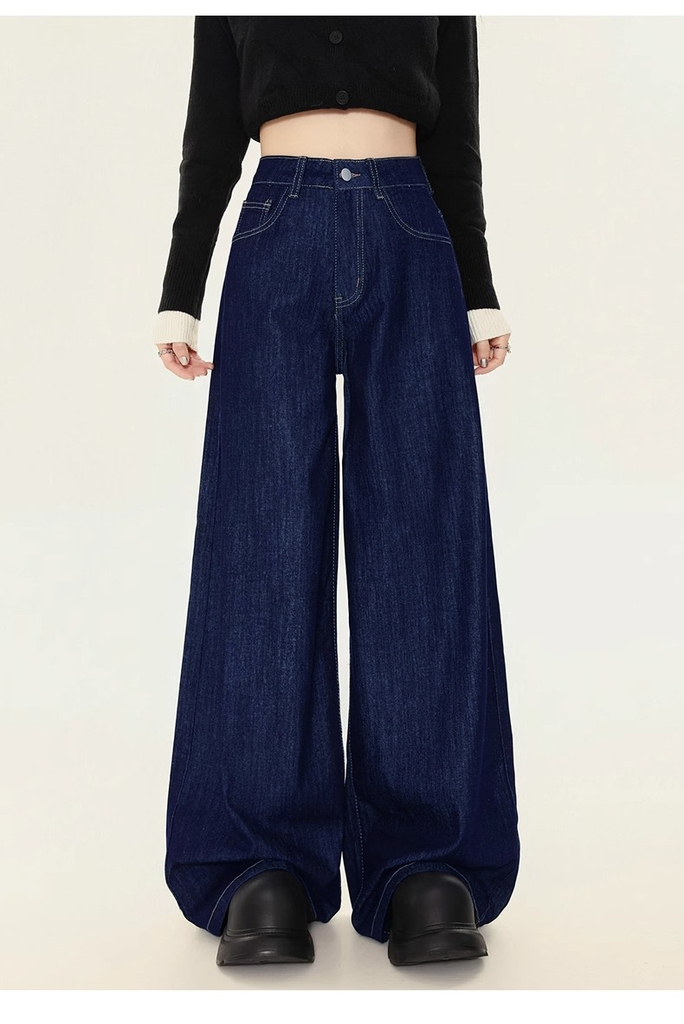 Quần jean ống rộng trẻ trung thời trang quảng châu Xiny QJ049250