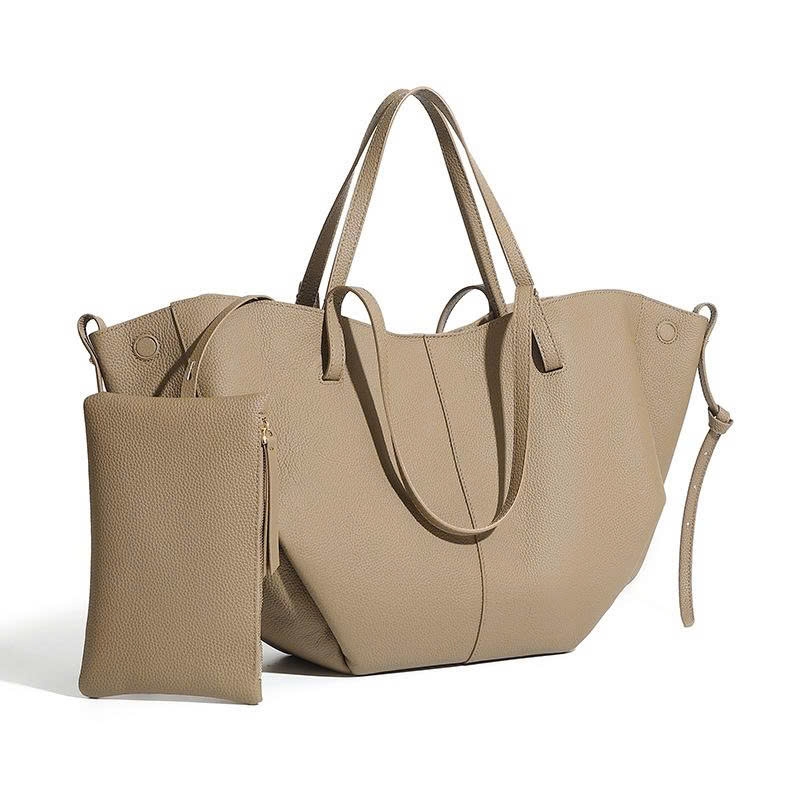 Túi tote da bò lớp một cao cấp – Phong cách đơn giản, đa năng cho mẹ và con TX213250