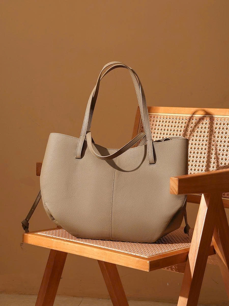 Túi tote da bò lớp một cao cấp – Phong cách đơn giản, đa năng cho mẹ và con TX213250