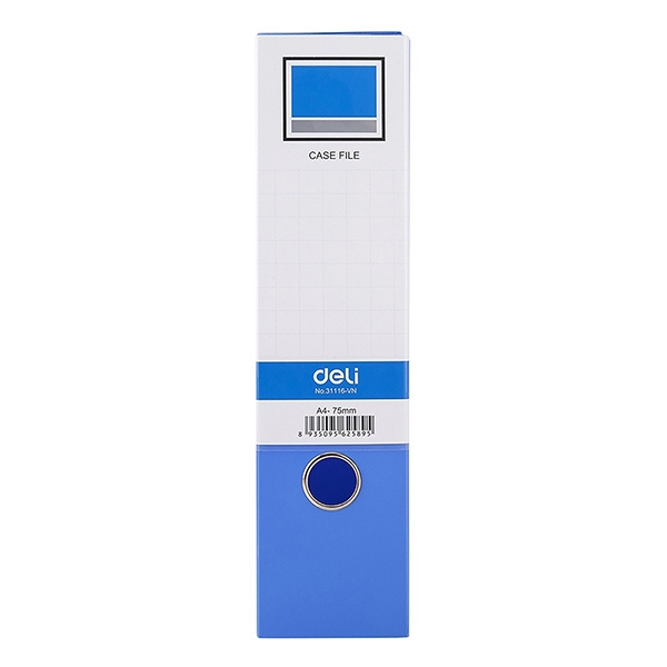 File hộp nhựa 7,5cm Deli E31116