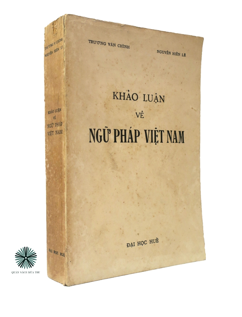 KHẢO LUẬN VỀ NGỮ PHÁP VIỆT NAM