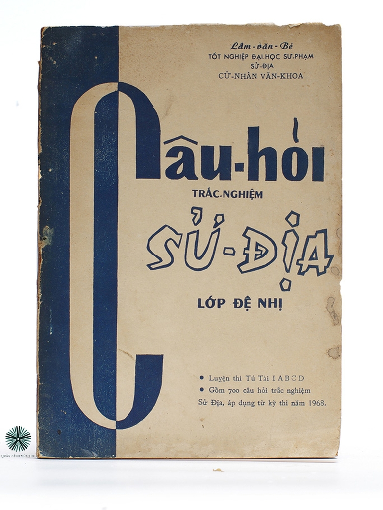 CÂU HỎI TRẮC NGHIỆM SỬ ĐỊA