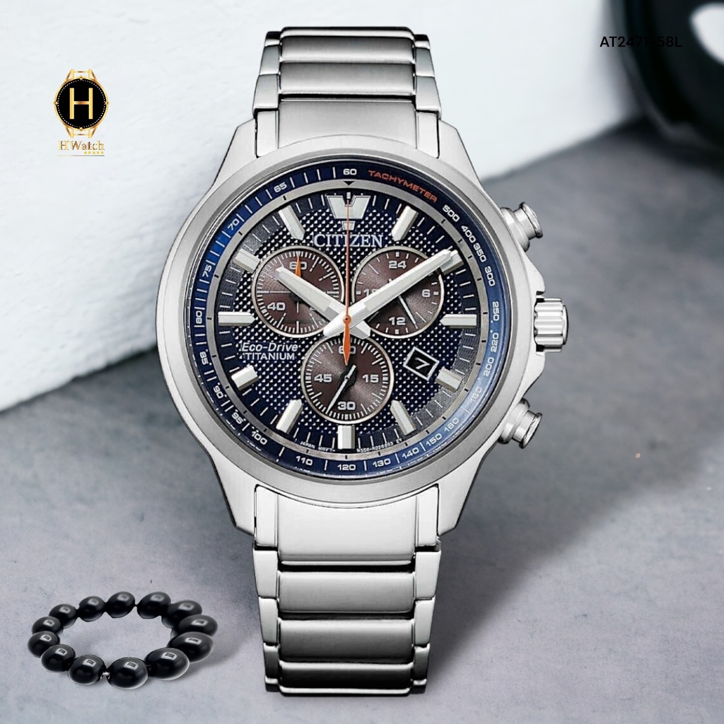 Đồng Hồ Nam Citizen Pin Chronograph AT2471-58L  Super Titanium  Sapphire