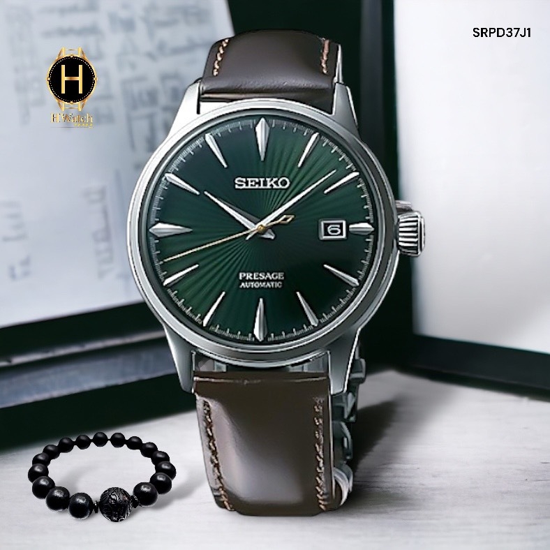 Đồng Hồ Nam Seiko Automatic SRPD37J1 Presage Cocktail Green Dial