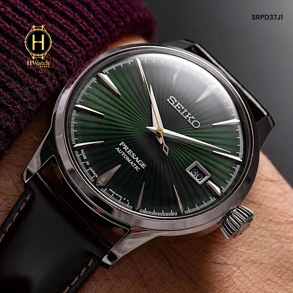 Đồng Hồ Nam Seiko Automatic SRPD37J1 Presage Cocktail Green Dial