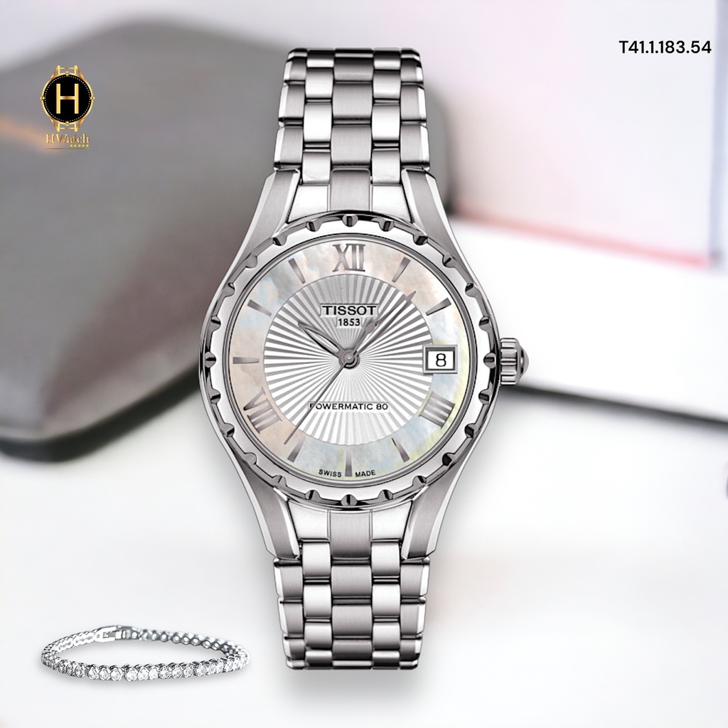 Đồng Hồ Nữ Tissot Automatic T072.207.11.118.00 (T0722071111800)  Lady Powermatic 80 Sapphire