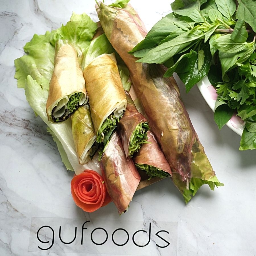 Bánh tráng khoai lang tím GUfoods (Gói 200g) - Dai ngon, Tự nhiên, Lành mạnh, Eat clean