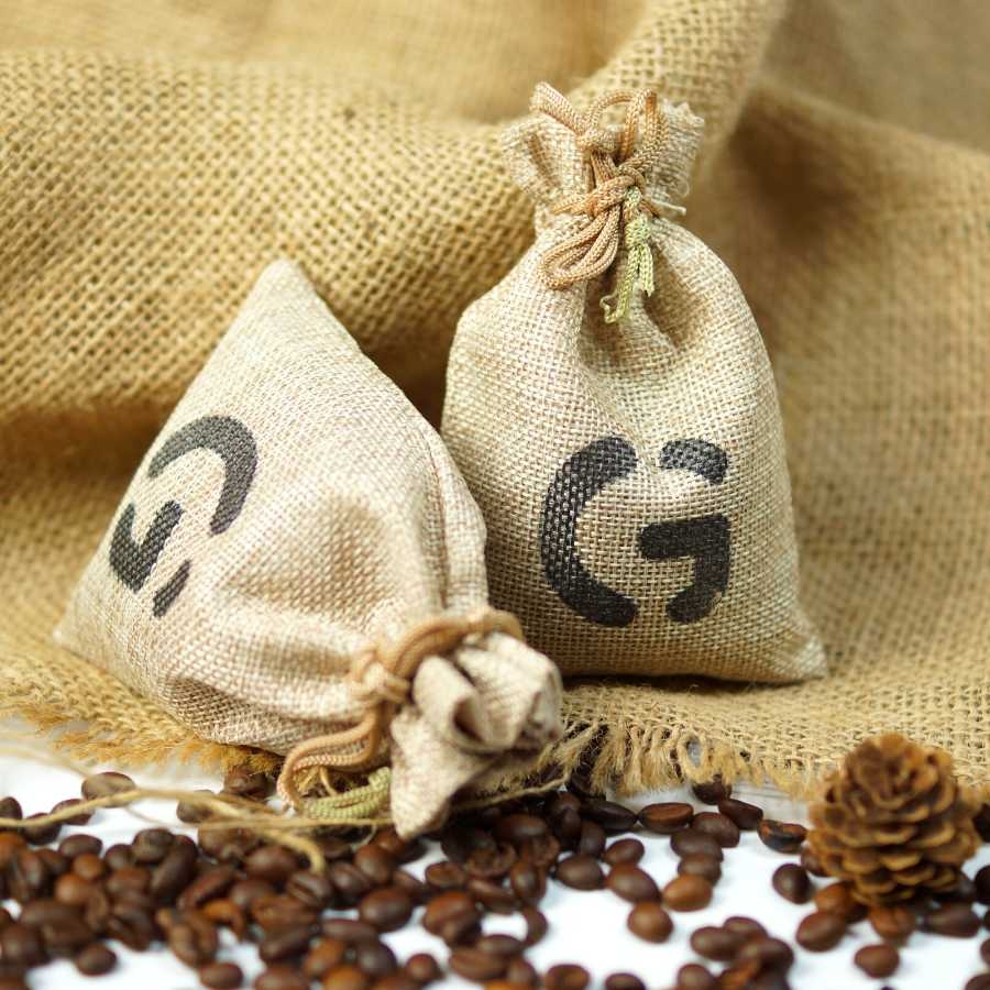Túi thơm cà phê GUfoods 50g (Vải canvas)  - Dịu nhẹ, Tự nhiên, Khử mùi hiệu quả
