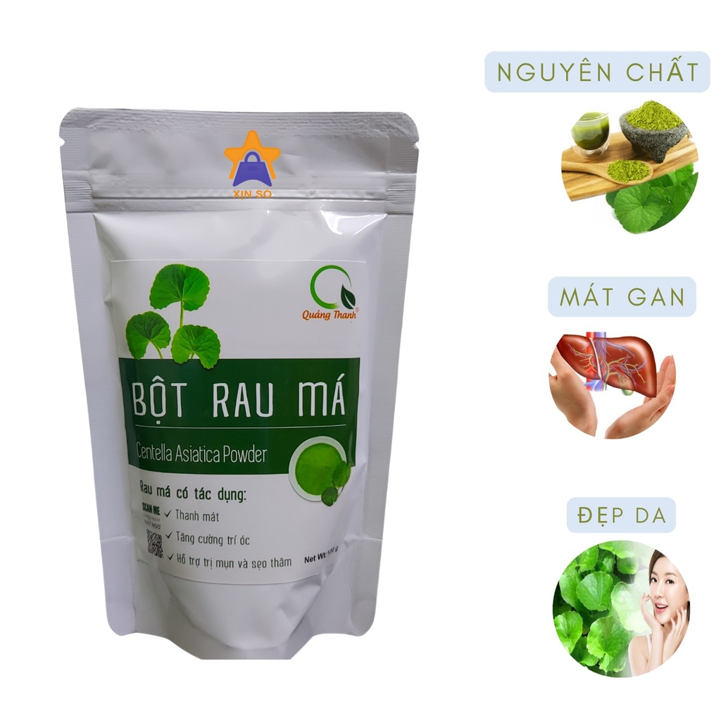 Bột rau má nguyên chất sấy lạnh Quảng Thanh