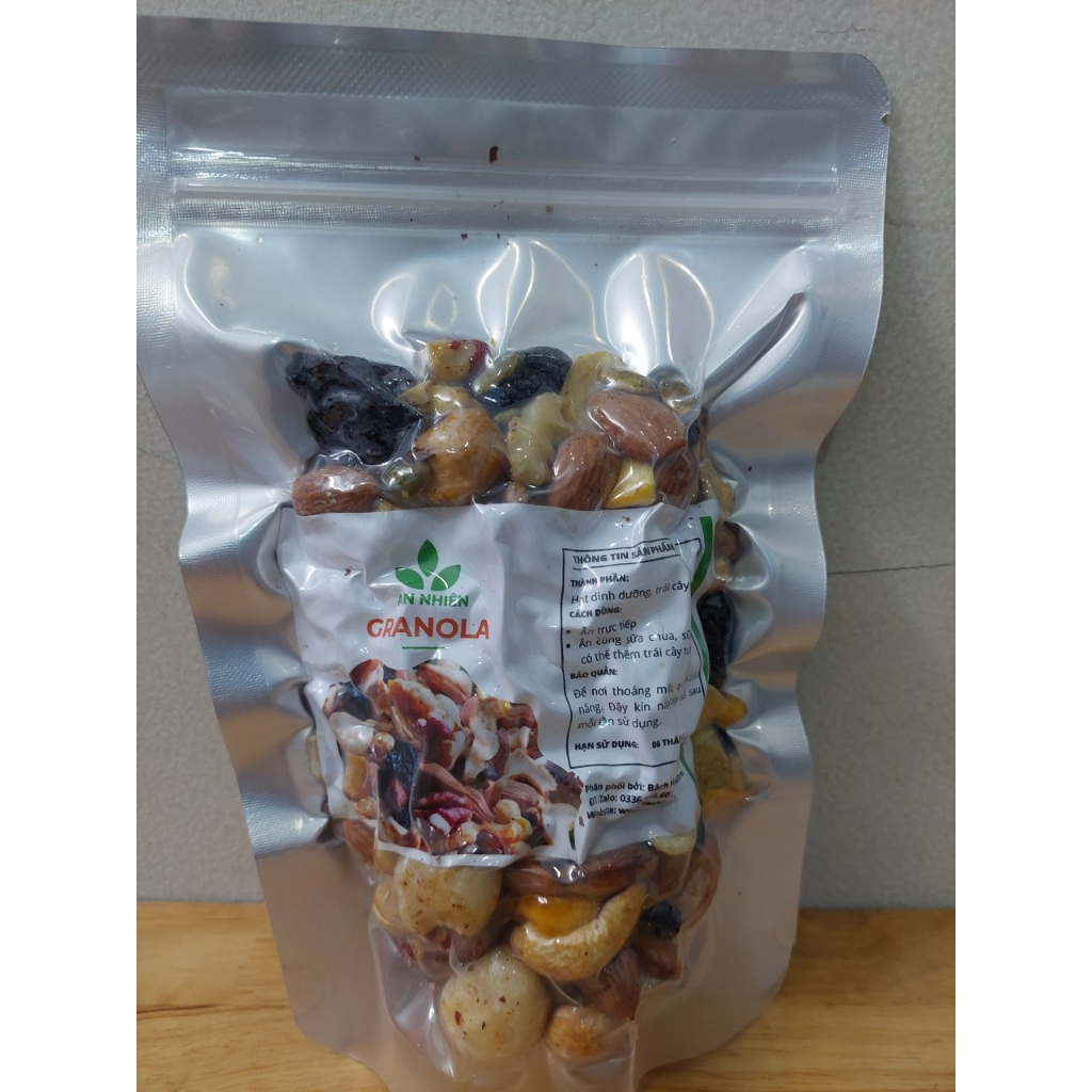 Hạt dinh dưỡng Granola siêu hạt giảm cân ngũ cốc kèm trái cây sấy nướng mật ong