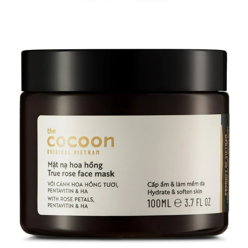 Mặt nạ hoa hồng Cocoon cấp ẩm, làm mềm da 100ml