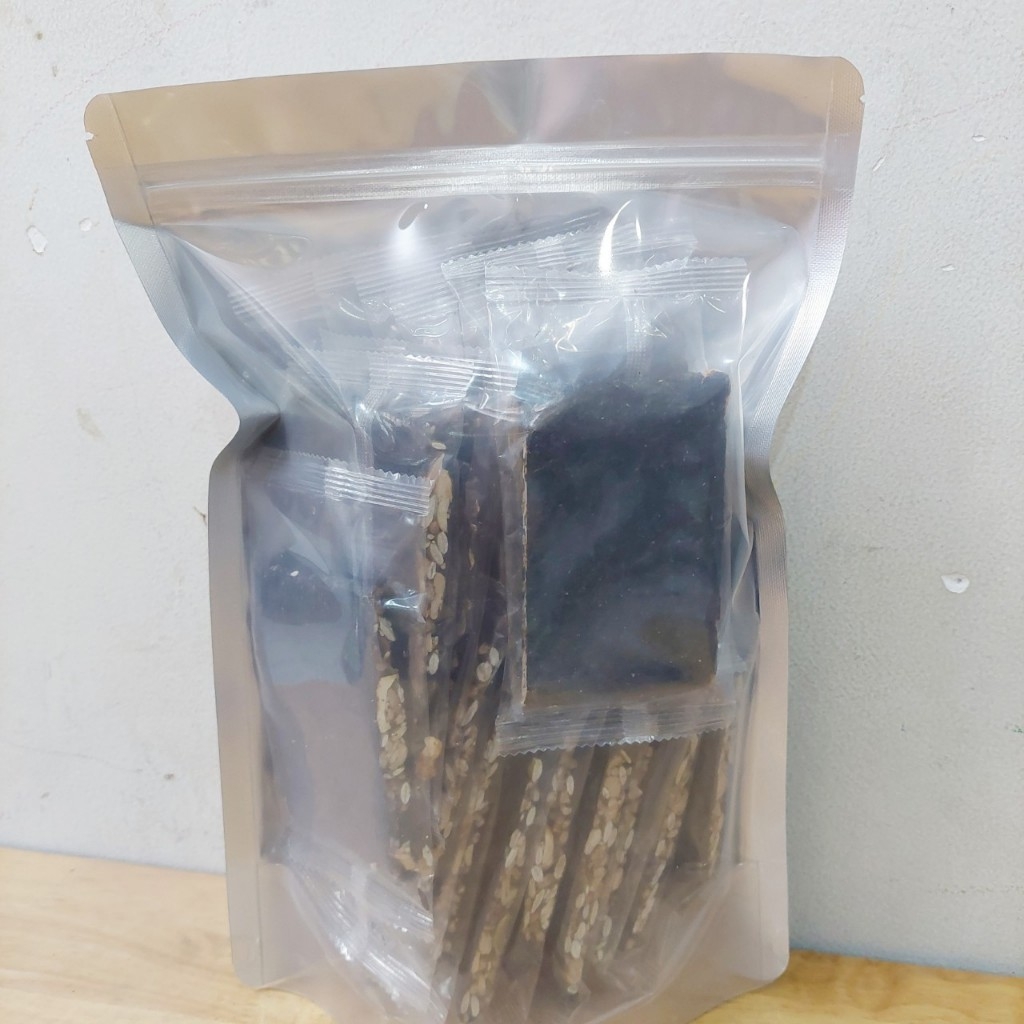 Bánh thanh rong biển kẹp hạt gạo lứt, hạt bí xanh, hạt điều  An Nhiên