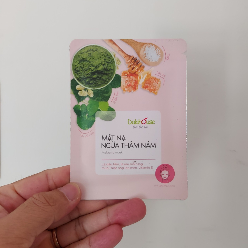 Combo mặt nạ giảm ngừa mụn, thâm nám, tàn nhang, thảo dược xông mặt từ thiên nhiên Dalahouse (Dùng cho mọi loại da)