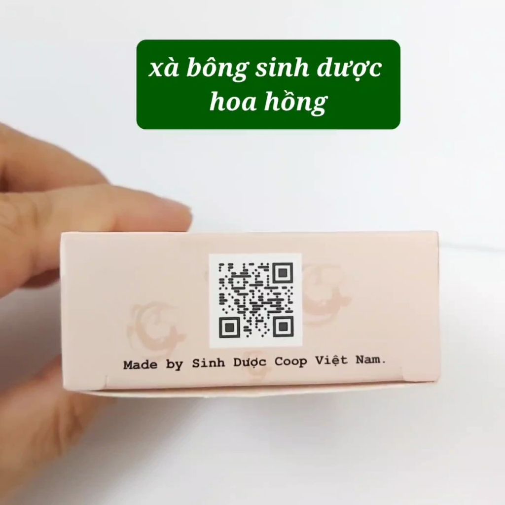 Xà bông sinh dược hoa hồng 100g