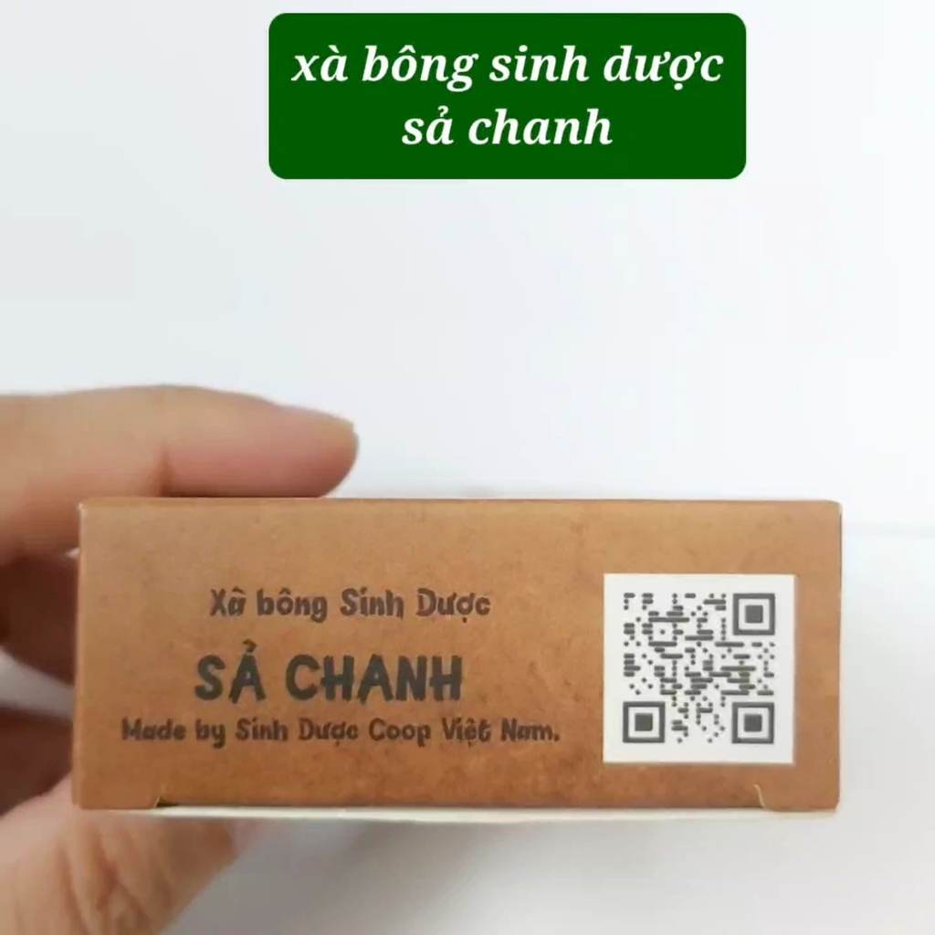 Xà bông sinh dược sả chanh 100g giúp khử khuẩn đuổi muỗi hiệu quả