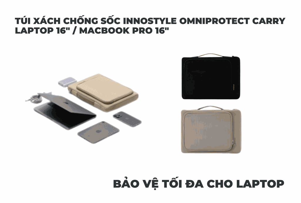 Túi xách chống sốc innostyle OmniProtect carry Laptop 16