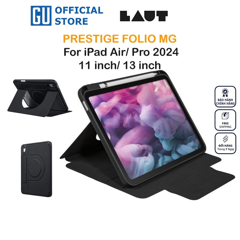 Bao da LAUT PRESTIGE FOLIO MG dành cho iPad Air/Pro (2024) 11 inch/ 13 inch: Có Thật Sự Tốt Như Lời Đồn