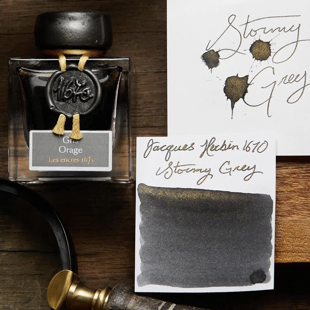 Mực Jacques Herbin 1670 Stormy Grey 50ml