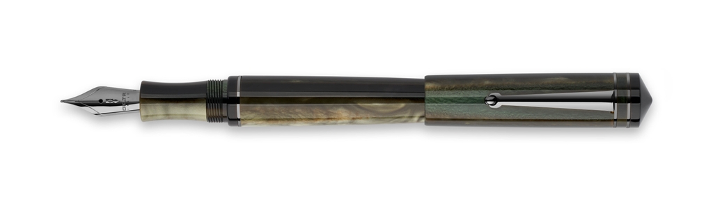Bút Máy Delta Write Balance Green Ruthenium Trim